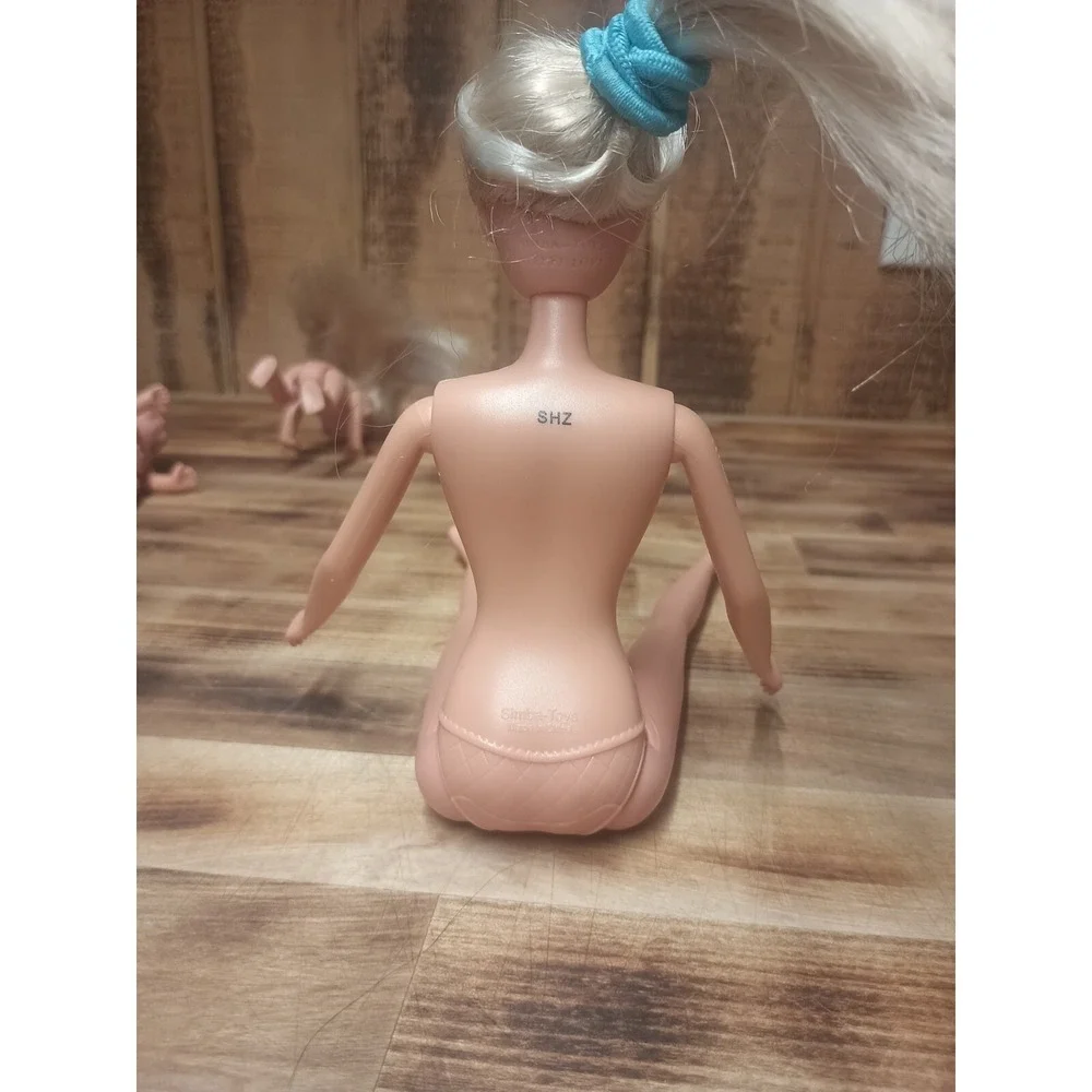 Vintage Simba‎ Doll Bundle of 3 Retro Toys 2 Toddler and 1 Adult Nude